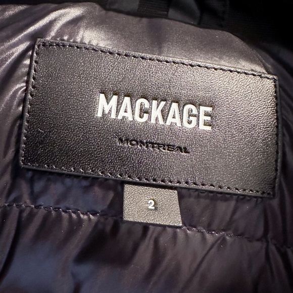 Mackage - black bomber jacket - Picture 7 of 10